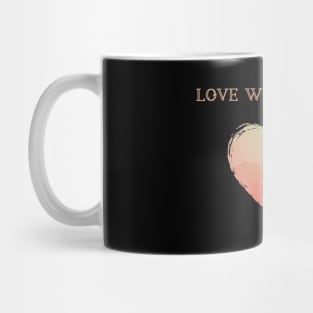 LGBT Heart Love Without Fear Mug